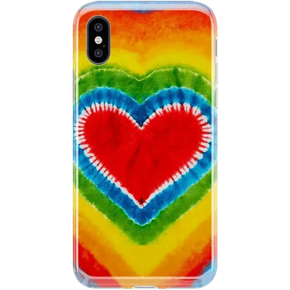 I Heart Tie Dye | Rainbow Heart Case