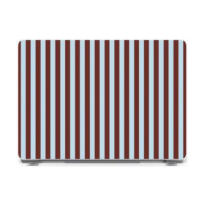 Sunday in Brooklyn | Blue Stripes Laptop Shell