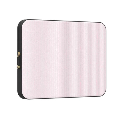 Stripes and the City | Light Pink Pinstripe Laptop Case
