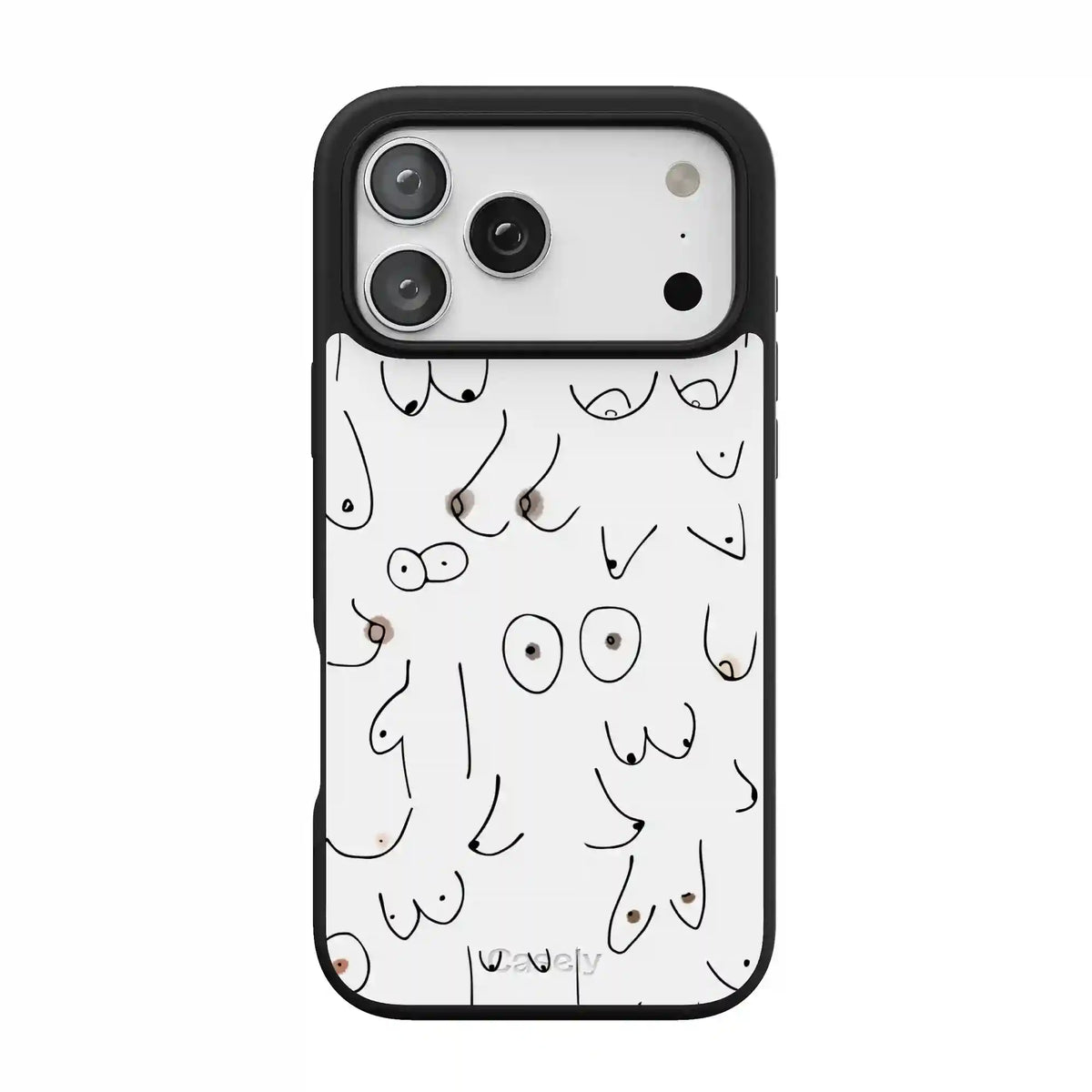 I'm With Her | Black & White Boobs Case