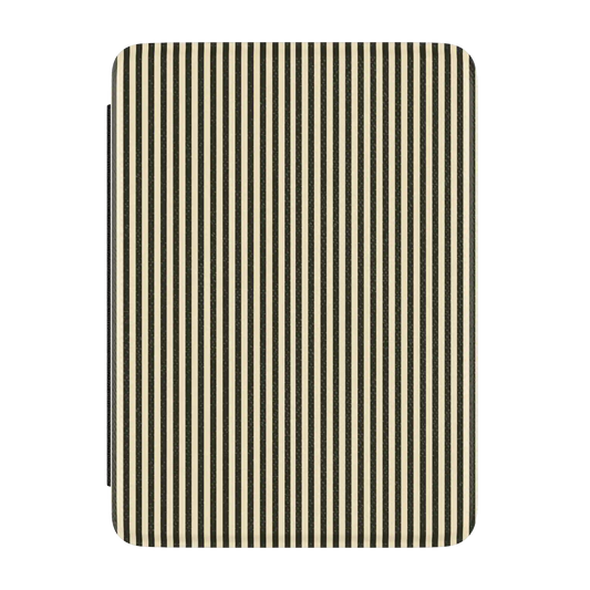 Stripes and the City | Black Pinstripes Kindle Case