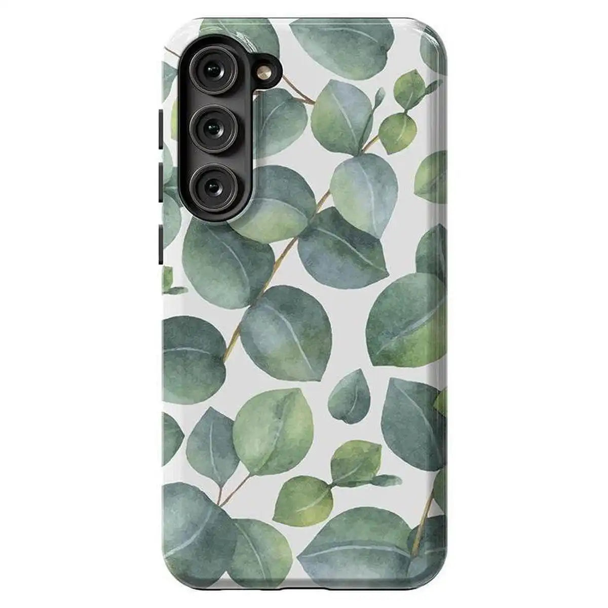 Leaf Me Alone | Green Floral Print Samsung Case