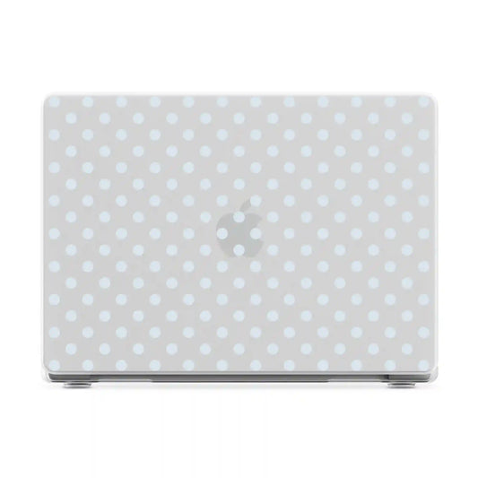 Spotted in SoHo | Light Blue Clear Polka Dot Laptop Shell