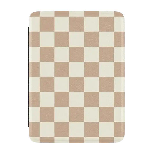 Fit Check | Neutral Checkerboard Kindle Case