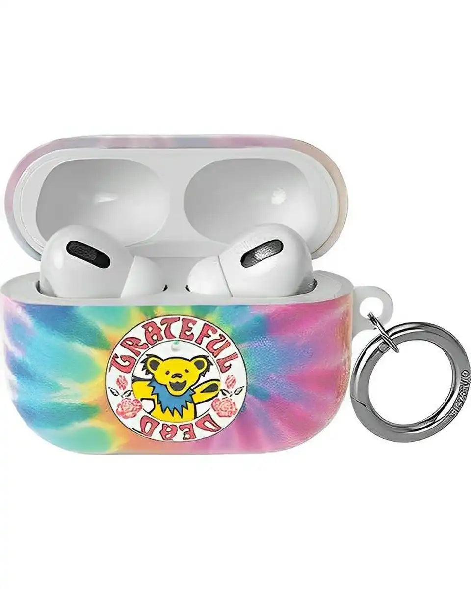 On Tour | Grateful Dead Tie Dye Sticker AirPods Case