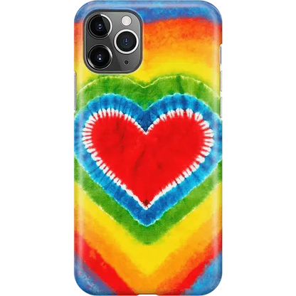 I Heart Tie Dye | Rainbow Heart Case