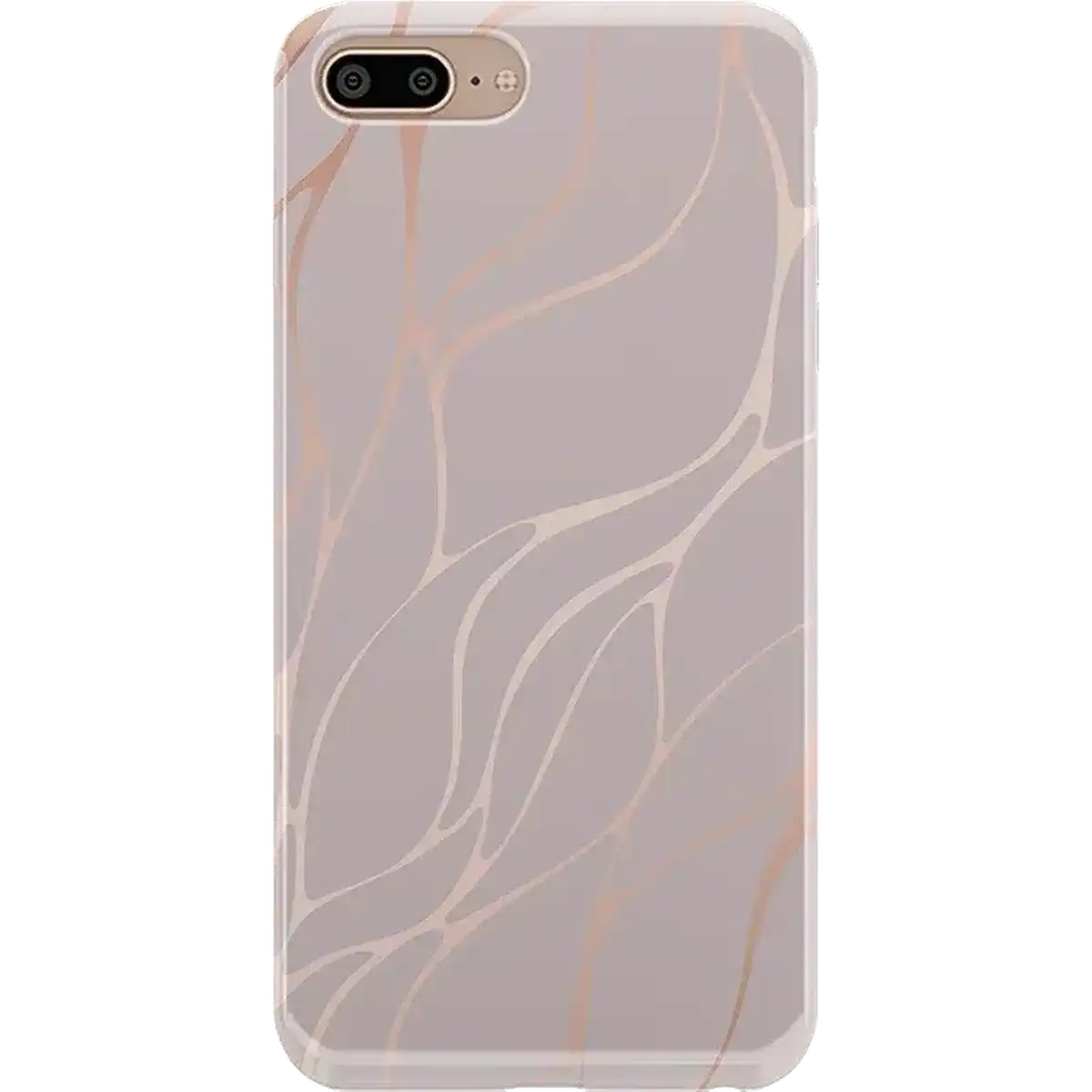 Midnight Ride | Pink and Gold Metallic Waves Case