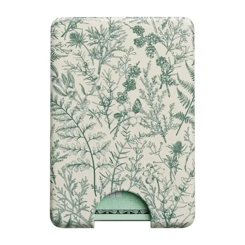 Sage Garden | Green Floral MagWallet