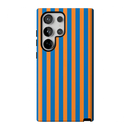 Go New York | Blue & Orange Stripes Case