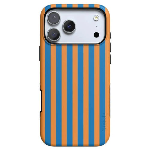 Go New York | Blue & Orange Stripes Case