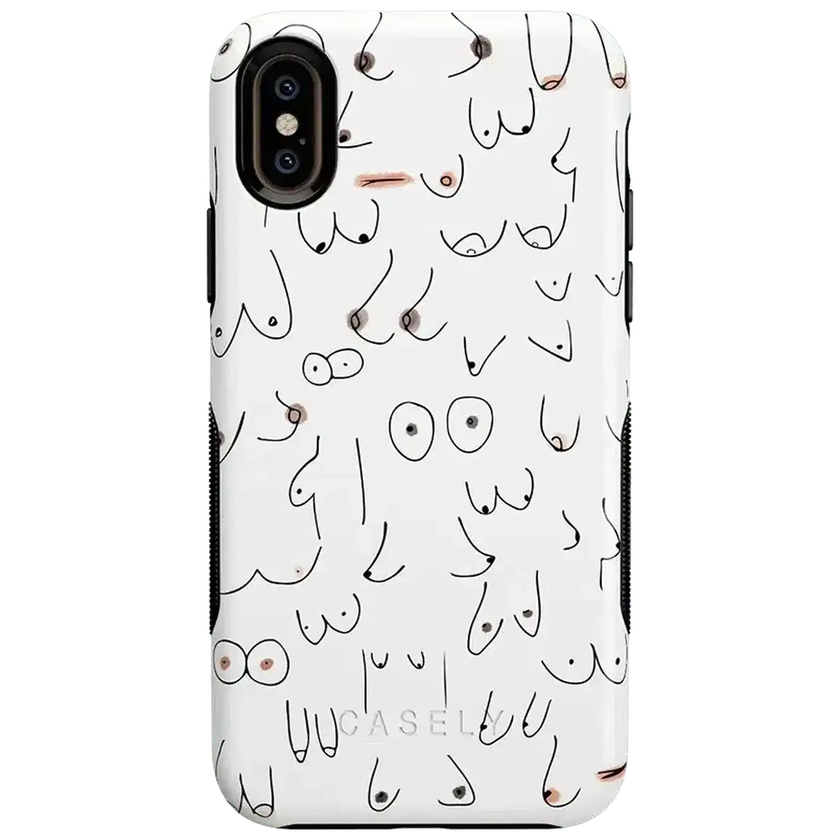 I'm With Her | Black & White Boobs Case