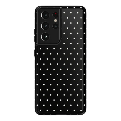 On the Dot | White Polka Dot Case
