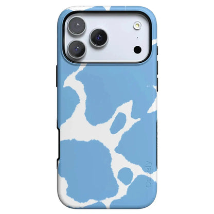 Current MOOd | Light Blue Cow Print Case