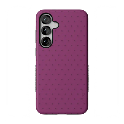 On the Dot | Plum Polka Dot Case