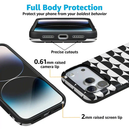 Half Moon | High Contrast Design Case