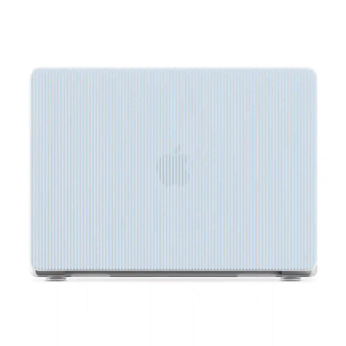 Stripes and the City | Light Blue Pinstripe Laptop Shell