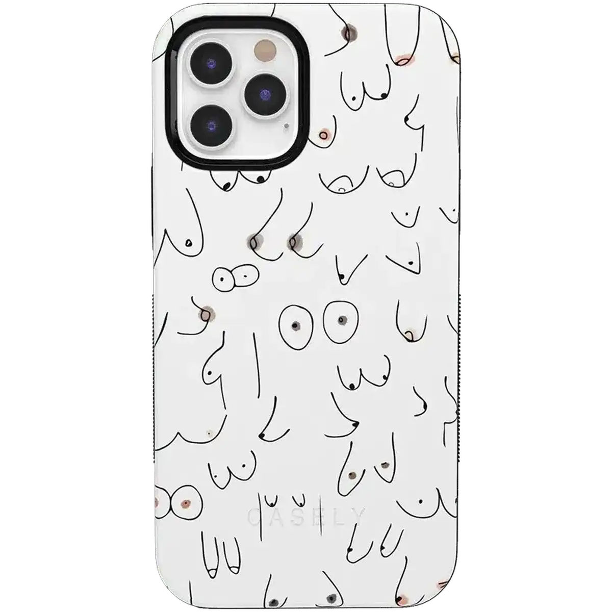 I'm With Her | Black & White Boobs Case