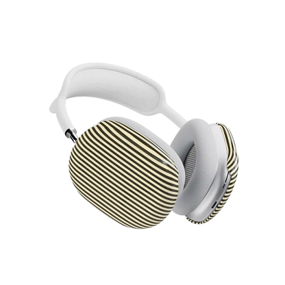 Stripes and the City | Black Pinstripes AirPods Max Case
