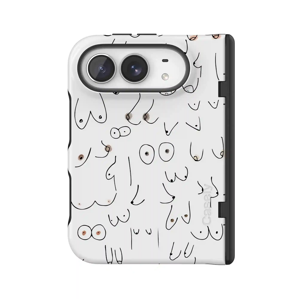 I'm With Her | Black & White Boobs Case