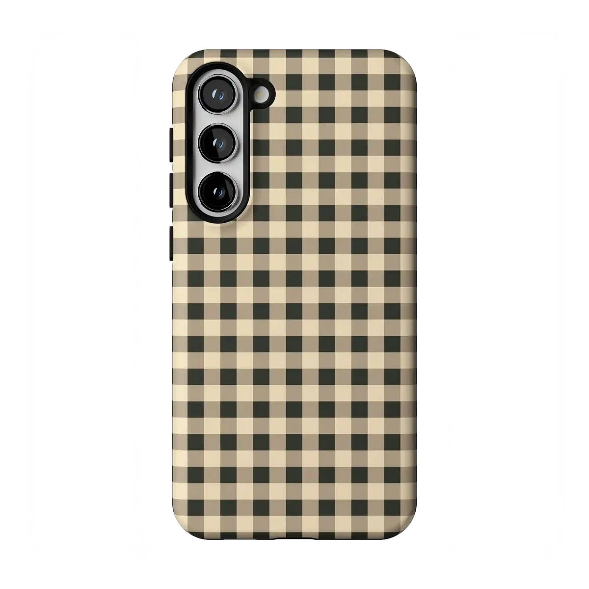 Cedar Lane | Black & Cream Gingham Case