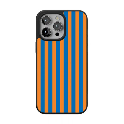 Go New York | Blue & Orange Stripes Case
