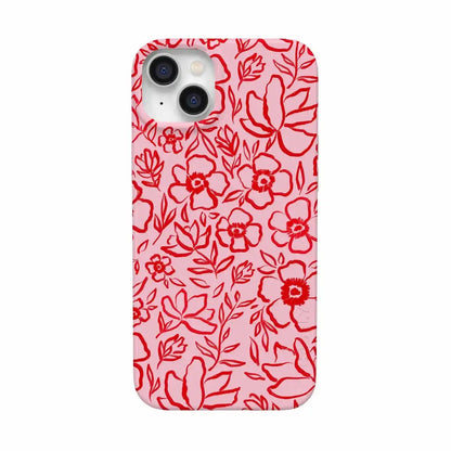 Blush Garden | Floral Doodle Case