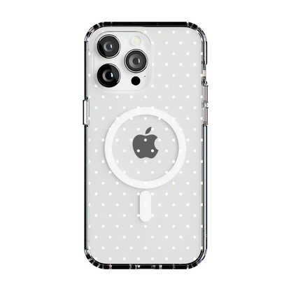On the Dot | White Polka Dot Case