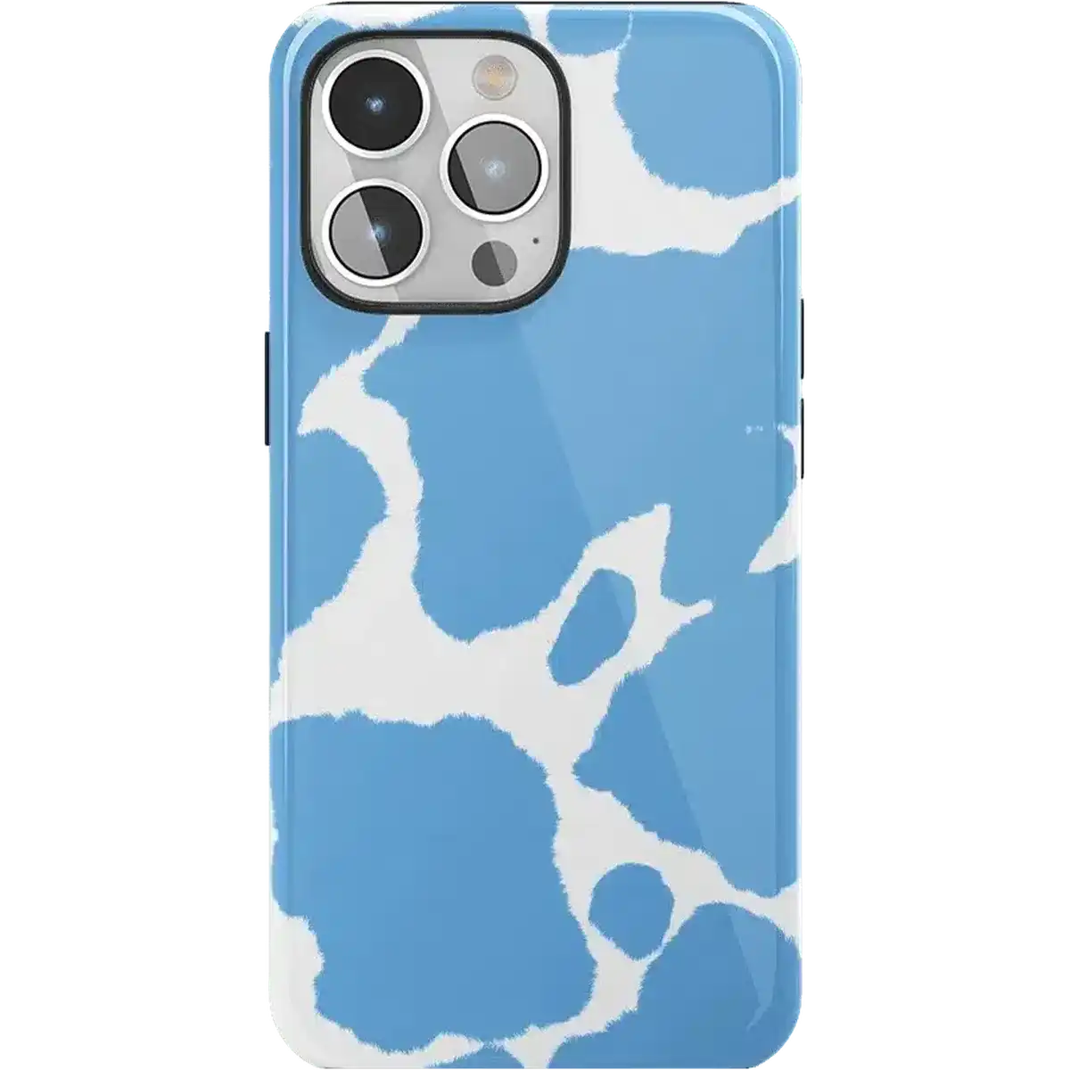 Current MOOd | Light Blue Cow Print Case