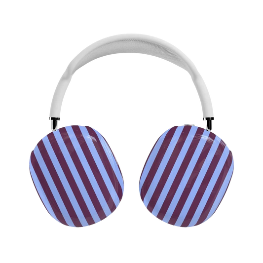 Perfect Stripes | Purple & Blue Stripes AirPods Max Case