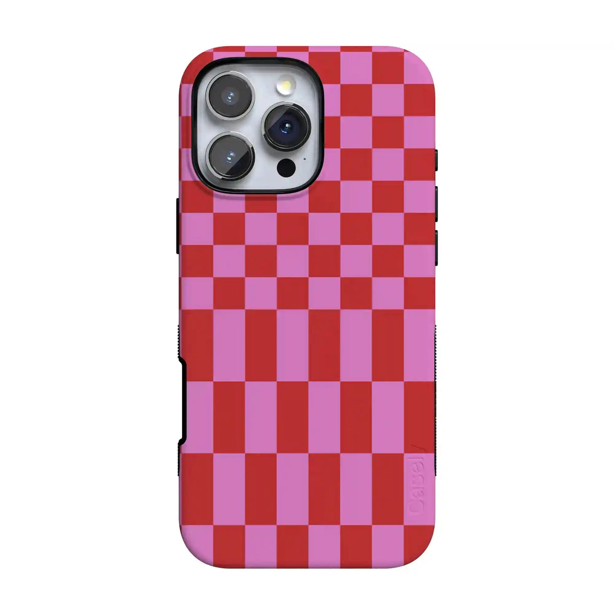 Vibe Check | Pink Checkerboard Case