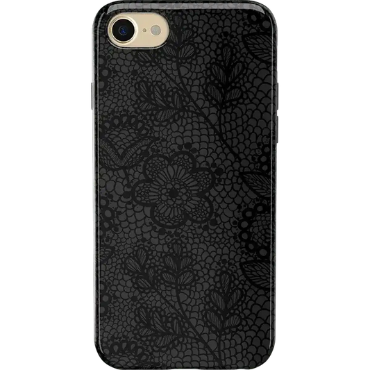Lace Me Up | Black Floral Case