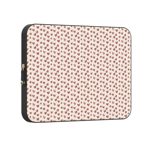 Lovebug | Mauve Hearts Laptop Case