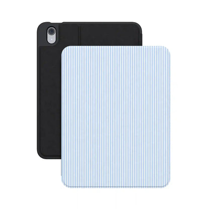 Stripes and the City | Light Blue Pinstripe iPad Case