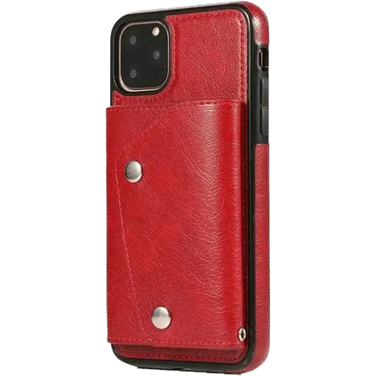 Red Vegan Leather | Wallet Case