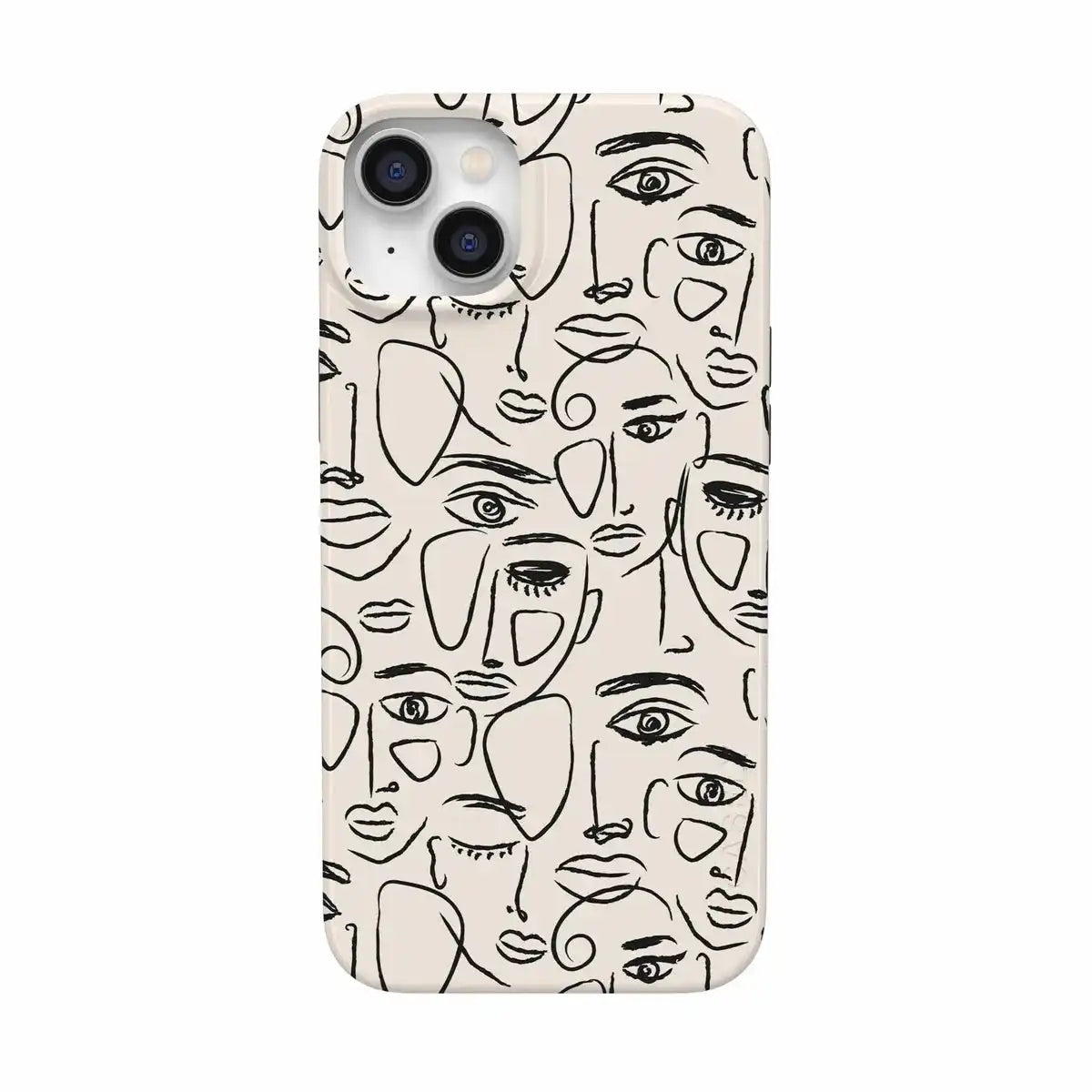 We're All Human | Minimal Face Art Case
