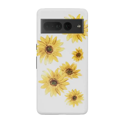 Golden Garden | Yellow Sunflower Floral Google Pixel Case