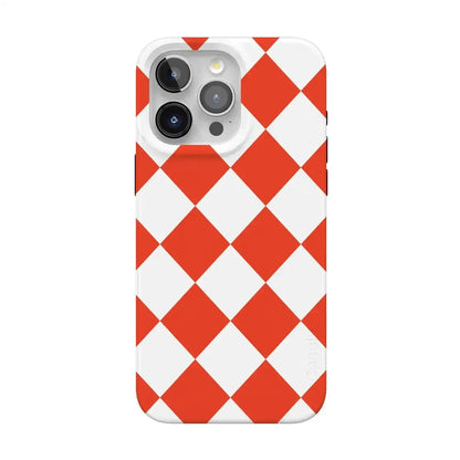Red Checkerboard | High Contrast Design Case