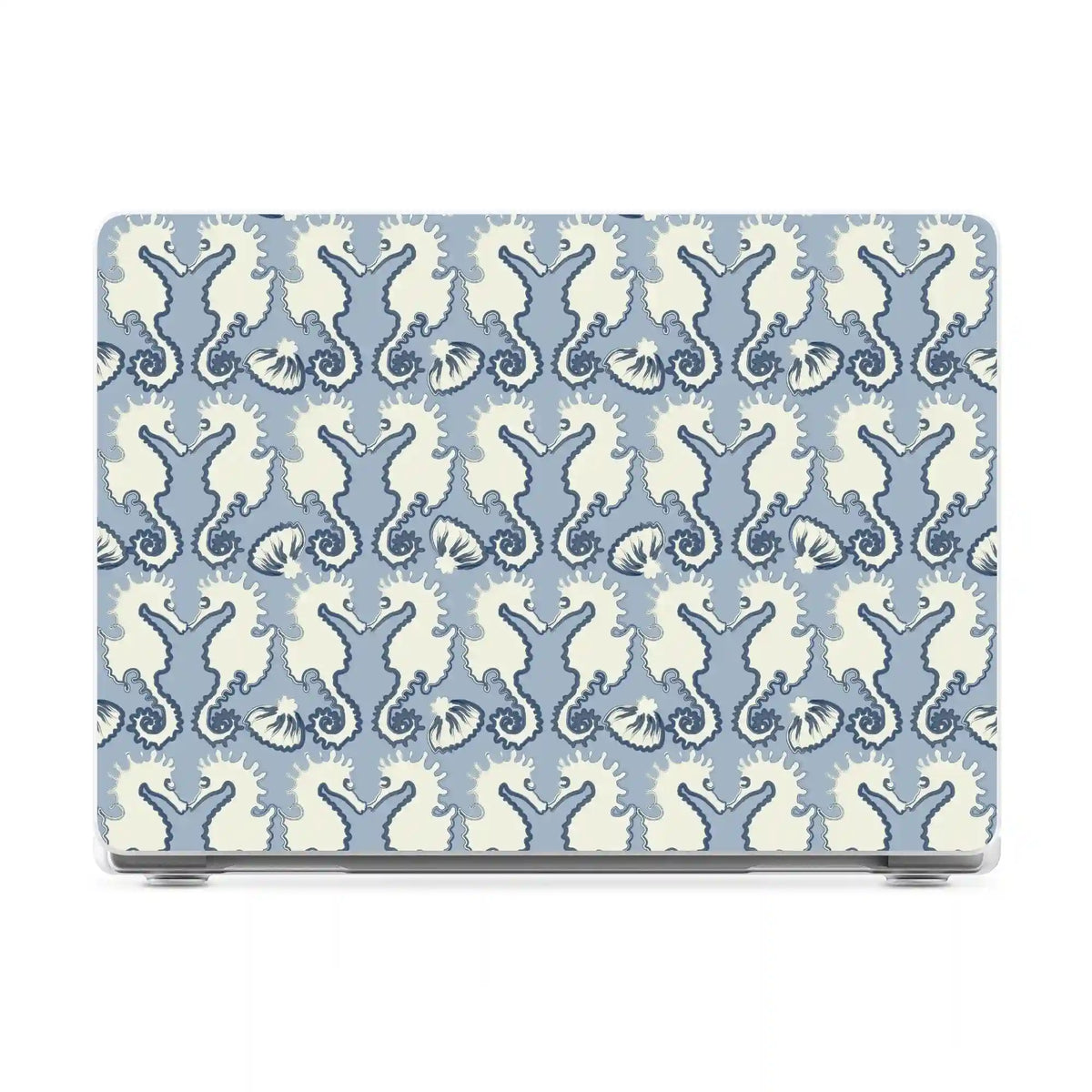 Seahorse Drift | Coastal Blues Laptop Shell