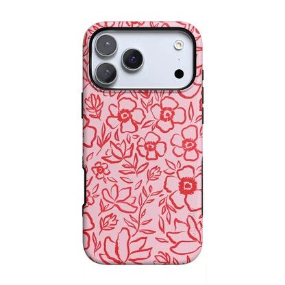 Blush Garden | Floral Doodle Case