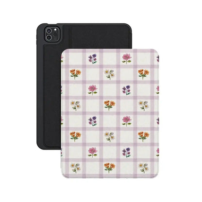 Meadow Check | Floral Gingham iPad Case