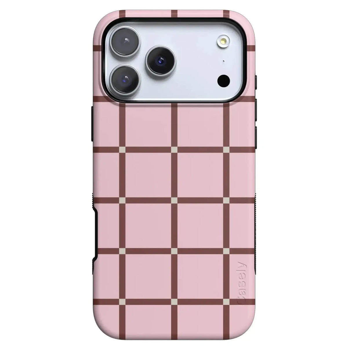 Uptown Gridlock | Pink Checkerboard Case