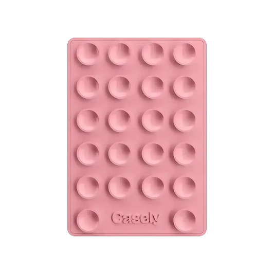 Grippy | Pink Silicone Suction Phone Mount with MagSafe