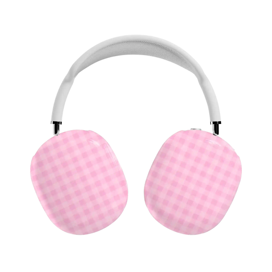 Sweet Jam | Light Pink Gingham AirPods Max Case