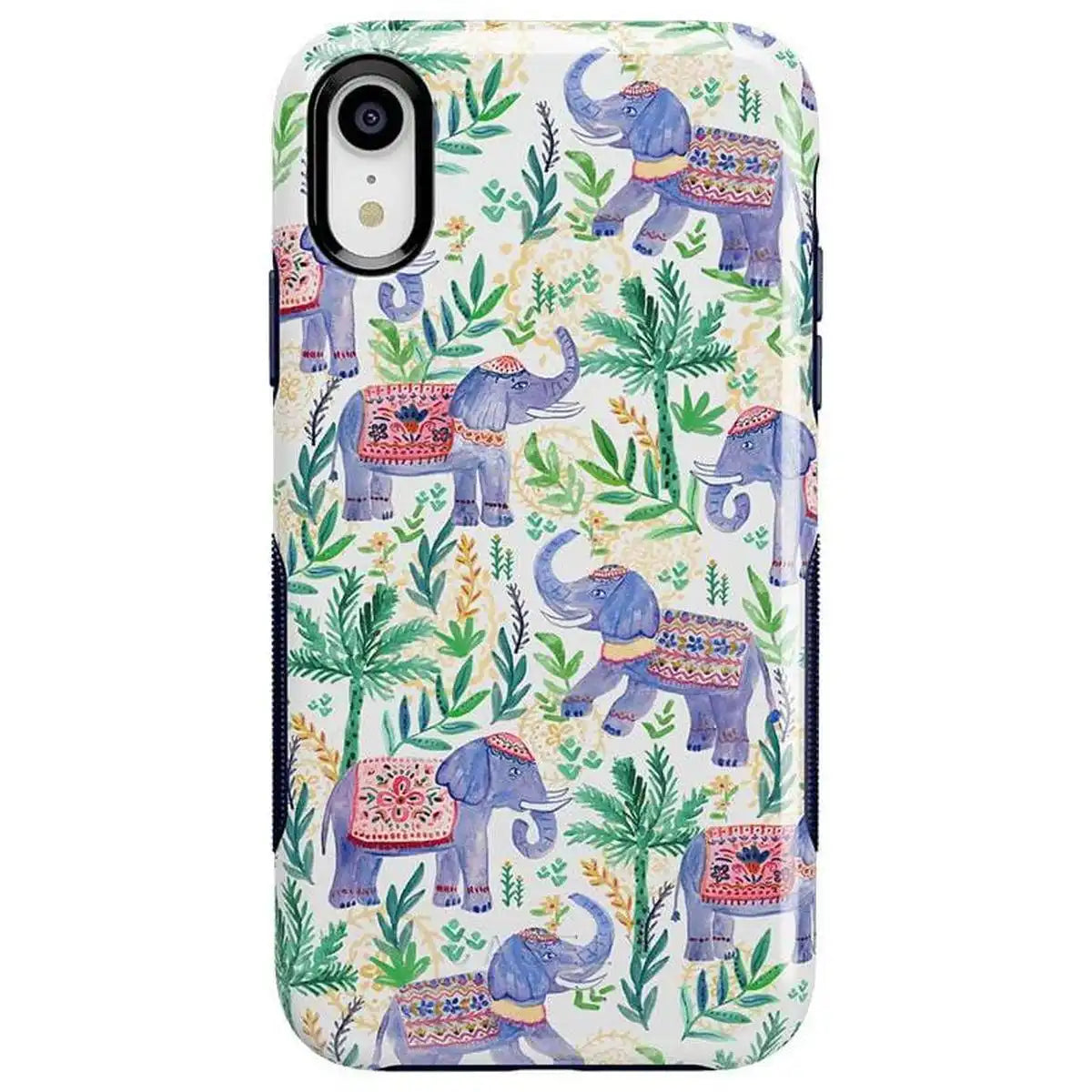 Pastel Gardens | Watercolor Elephant Floral Case