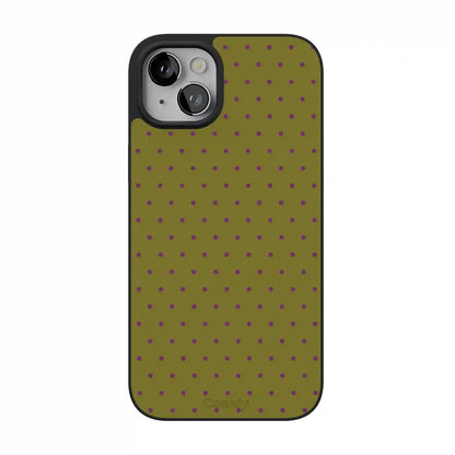 On the Dot | Moss & Plum Dots Case