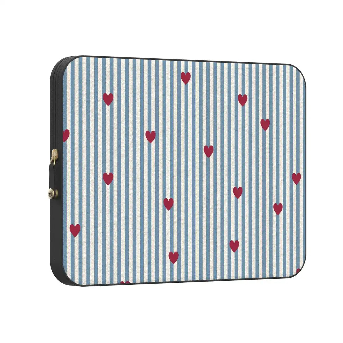 Love Lines | Blue Stripes Laptop Case