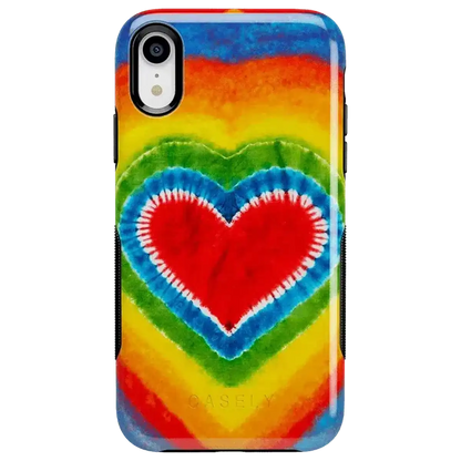 I Heart Tie Dye | Rainbow Heart Case