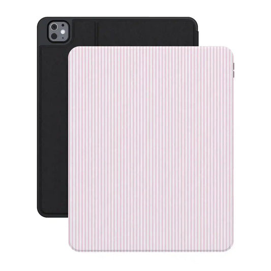 Stripes and the City | Light Pink Pinstripe iPad Case