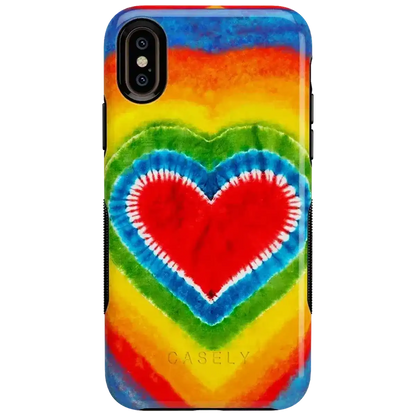 I Heart Tie Dye | Rainbow Heart Case