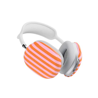 Perfect Stripes | Orange & Pink Stripes AirPods Max Case